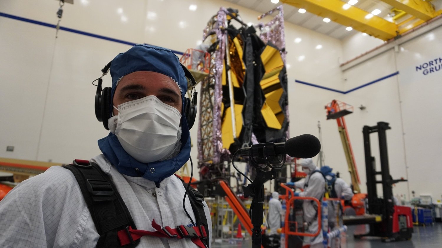 Location sound recording with the James Webb Telescope
